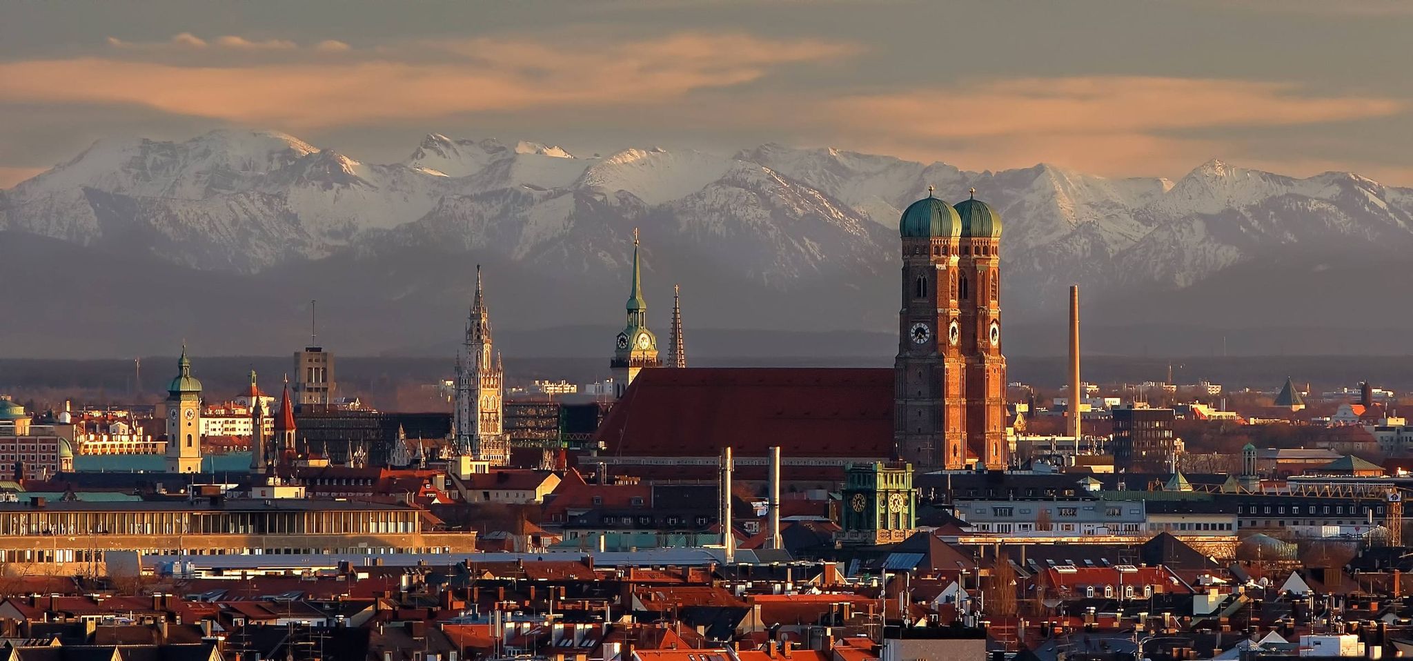 German city skyline