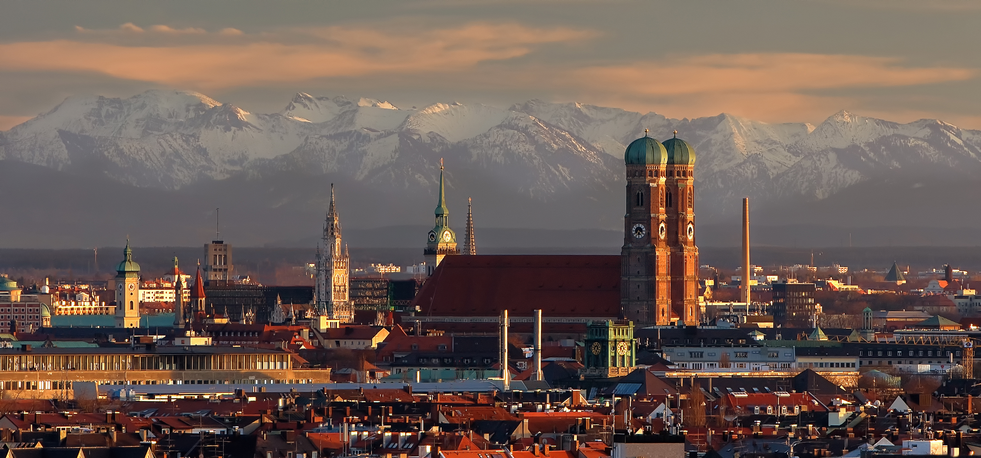 German city skyline